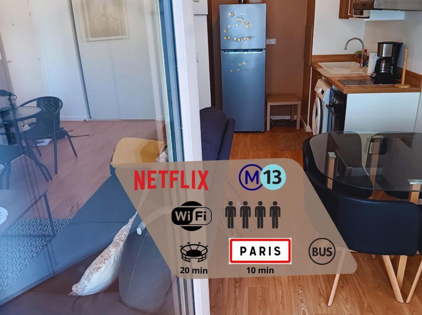 Destiny Appart' Paris -Beauvais-Orly- Podcasts- Stade De France Stains Exterior photo